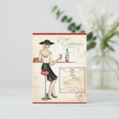 Carte Postale Vin fashionista (Debout devant)