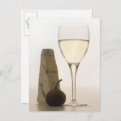 Carte Postale Vin, fromage et figuier (Devant / Derrière)