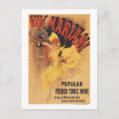 Carte Postale Vin Mariani Danseuse Fille Versant Du Vin (Devant)