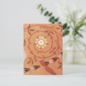 Carte Postale Vin rose et Vase Textile (Debout devant)