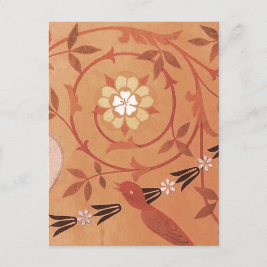 Carte Postale Vin rose et Vase Textile (Devant)