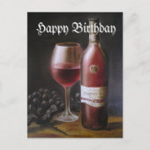 Carte Postale Vin rouge (Devant)