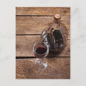 Carte Postale vin rouge (Devant)