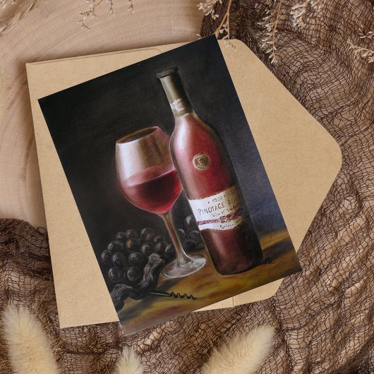 Carte Postale Vin rouge