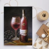 Carte Postale Vin rouge