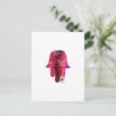 Carte Postale Vin Stain Hamsa Art (Debout devant)
