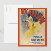 Carte Postale Vin Tonique vintage (Devant / Derrière)