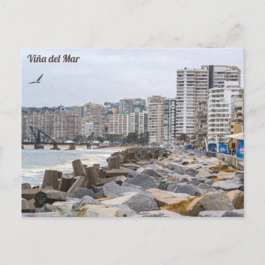 Carte Postale Viña del Mar, Chili (Devant)