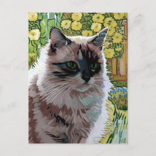 Carte postale Vincent Cat Gogh