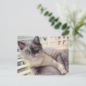 Carte postale Vincent Cat Gogh (Debout devant)