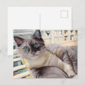 Carte postale Vincent Cat Gogh (Devant / Derrière)