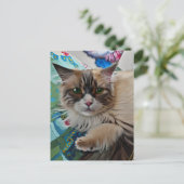 Carte postale Vincent Cat Gogh (Debout devant)