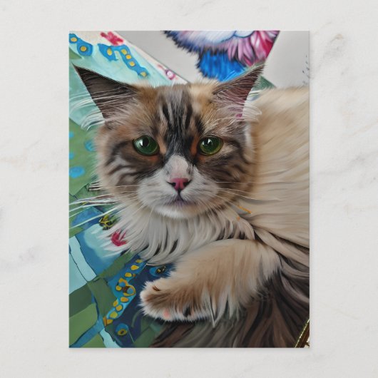 Carte postale Vincent Cat Gogh (Devant)