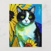 Carte postale Vincent Cat Gogh (Devant)