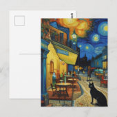Carte Postale Vincent Cat Gogh (Devant / Derrière)