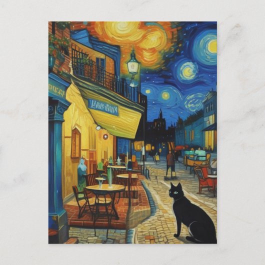 Carte Postale Vincent Cat Gogh (Devant)