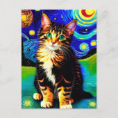 Carte postale Vincent Cat Gogh (Devant)