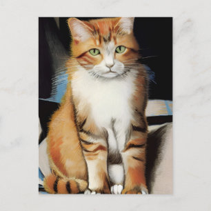 Carte postale Vincent Cat Gogh