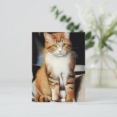 Carte postale Vincent Cat Gogh (Debout devant)