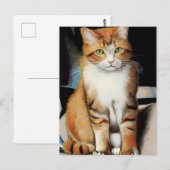 Carte postale Vincent Cat Gogh (Devant / Derrière)