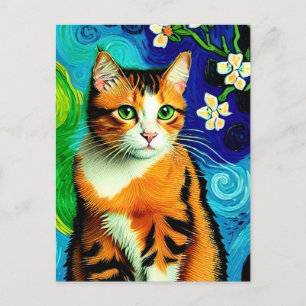 Carte postale Vincent Cat Gogh