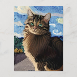Carte postale Vincent Cat Gogh