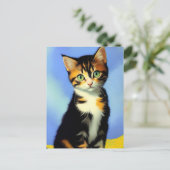 Carte postale Vincent Cat Gogh (Debout devant)