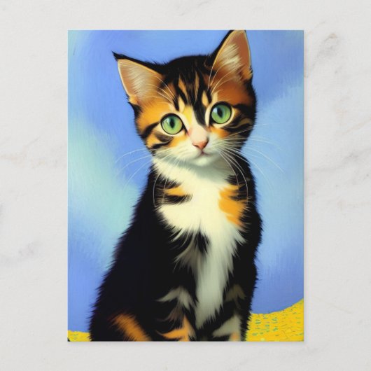 Carte postale Vincent Cat Gogh (Devant)