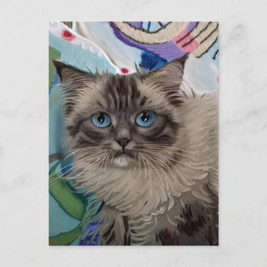 Carte postale Vincent Cat Gogh (Devant)