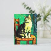 Carte postale Vincent Cat Gogh (Debout devant)