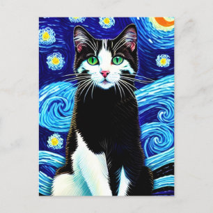 Carte postale Vincent Cat Gogh