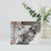 Carte postale Vincent Cat Gogh (Debout devant)