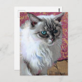 Carte postale Vincent Cat Gogh (Devant / Derrière)