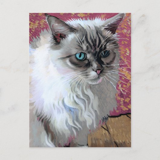 Carte postale Vincent Cat Gogh (Devant)