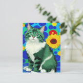Carte postale Vincent Cat Gogh (Debout devant)