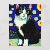 Carte postale Vincent Cat Gogh (Devant)