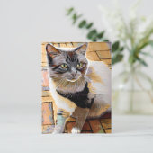 Carte postale Vincent Cat Gogh (Debout devant)