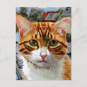 Carte postale Vincent Cat Gogh