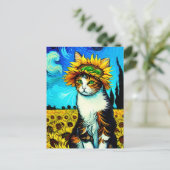 Carte postale Vincent Cat Gogh (Debout devant)