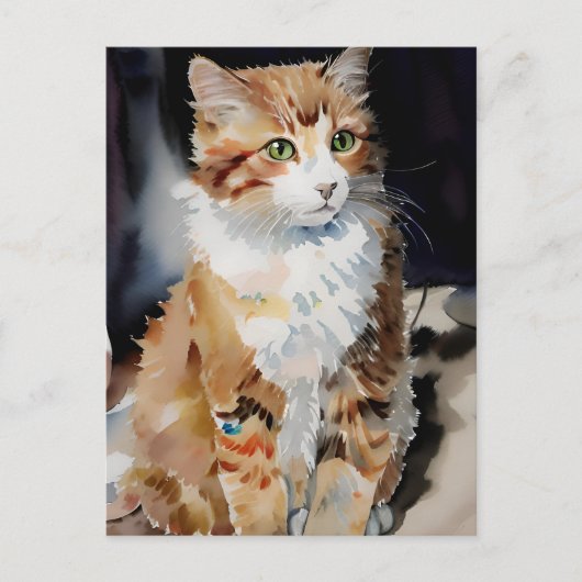 Carte postale Vincent Cat Gogh (Devant)