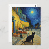Carte Postale Vincent Cat Gogh (Devant / Derrière)