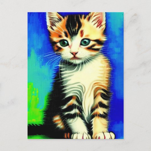 Carte postale Vincent Cat Gogh (Devant)