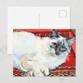 Carte postale Vincent Cat Gogh (Devant / Derrière)