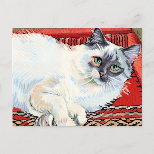 Carte postale Vincent Cat Gogh (Devant)