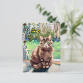 Carte postale Vincent Cat Gogh (Debout devant)