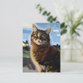 Carte postale Vincent Cat Gogh (Debout devant)