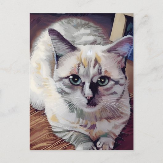 Carte postale Vincent Cat Gogh (Devant)