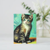 Carte postale Vincent Cat Gogh (Debout devant)