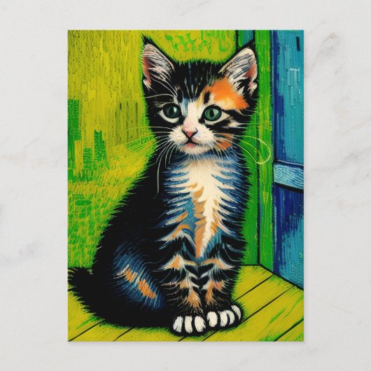 Carte postale Vincent Cat Gogh (Devant)