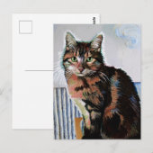 Carte postale Vincent Cat Gogh (Devant / Derrière)